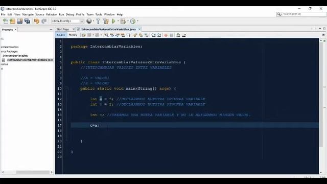 ? INTERCAMBIAR VALORES entre VARIABLES en JAVA ? смотреть онлайн