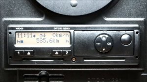 Запуск тахографа VDO DTCO в начале смены