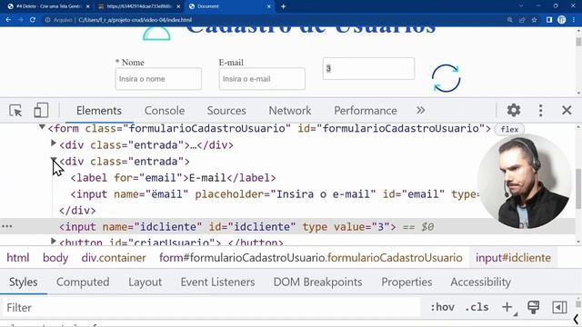 ? #4 Delete - Crie uma Tela Genérica de Cadastro com HTML, CSS e JS - Projeto CRUD смотреть онлайн