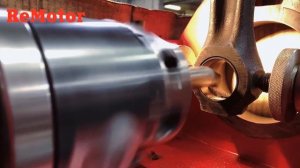 Видео - восстановление верхней и нижней головки шатуна в компании РеМотор