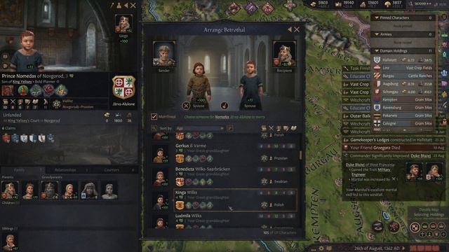 Friends & Foes Crusader Kings 3 Part 127 – Prussia: May the Trees be our Shelter RP + LP смотреть онлайн