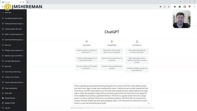 How to Write Professional Real Estate Listing Descriptions Effortlessly with ChatGPT смотреть онлайн