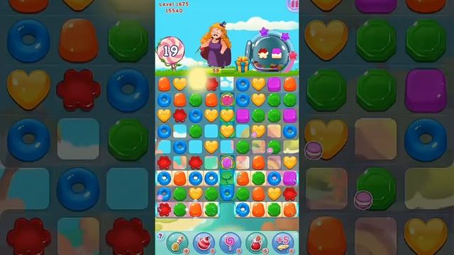Jellipop Match - Jelly Blast Level 1675 - ANDROID GAMEPLAY смотреть онлайн