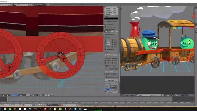 Angry Birds-Pigs Train Speed Modeling смотреть онлайн