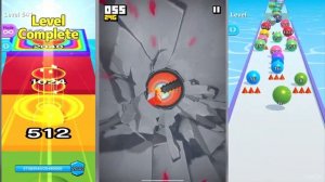 BallRun 2048 vs Ball Merge 2048 vs BallRun Infinity (iOS Gameplay Walkthrough)