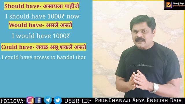 COULD HAVE,WOULD HAVE, SHOULD HAVE AND MUST HAVE USE IN MARATHI|वापर मराठीतून| смотреть онлайн