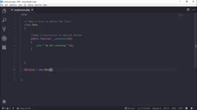 Object Oriented Programming in Php 02 of 04 смотреть онлайн