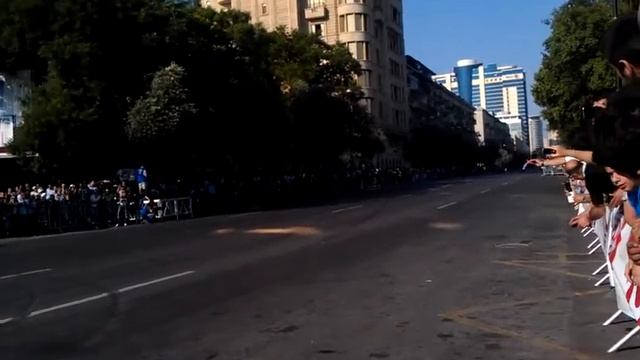Renault burnout show in Baku with Bakcell смотреть онлайн