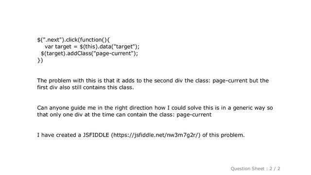 HTML : Set display of div by using the data-target attribute смотреть онлайн