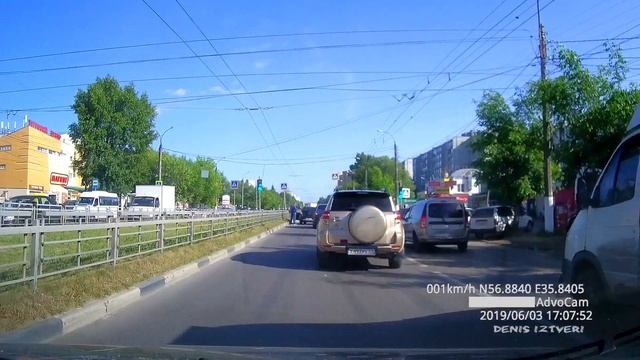 ДТП. Тверь, Паши Савельевой улица (03.06.2019 (17:08)) смотреть онлайн