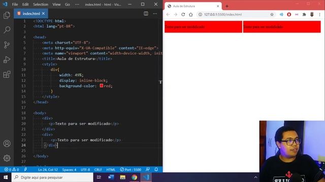 PARA QUE SERVE A DIV NO HTML | CURSO HTML/CSS/JS смотреть онлайн