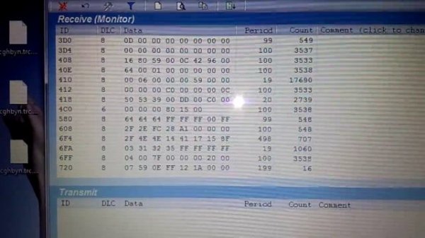 Работа Can Hacker (Can анализатор)