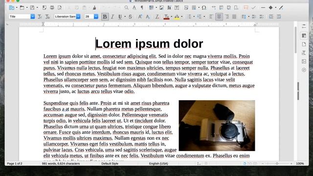 LibreOffice Writer: Introduction to parts of a Writer window смотреть онлайн