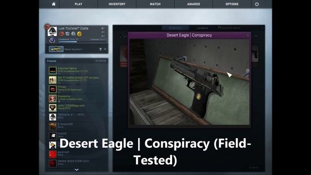 CS:GO Giveaway #1- Desert Eagle Conspiracy Ends On 20/10/2015 смотреть онлайн