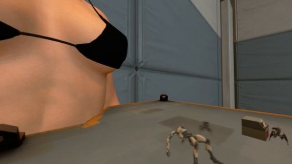 [SFM] Tiny Aliens Control Lara Croft's Brain