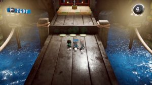 Sackboy a big adventure gameplay. Втроем прохождение на изи.