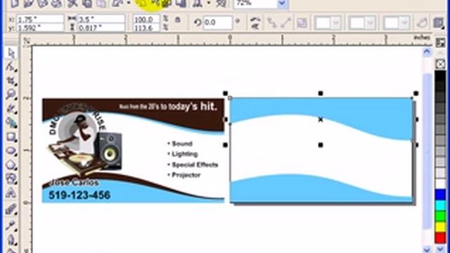 Making Business cards in CorelDraw X3 смотреть онлайн