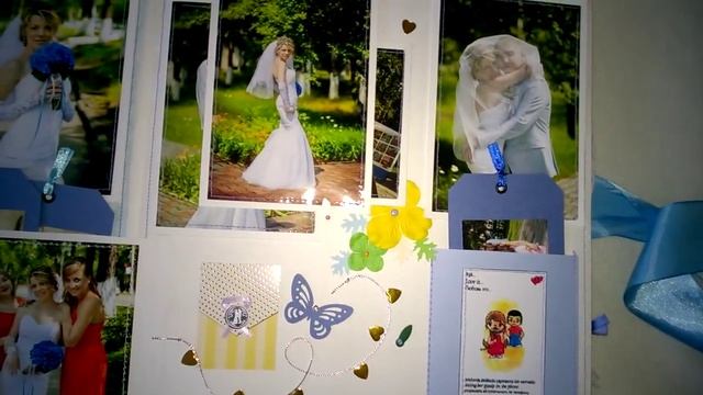 Скрапбукинг. Свадебный альбом с фотографиями смотреть онлайн