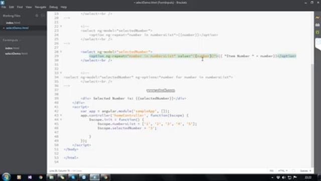 Working with SelectBox and Radio Buttons in Angular JS смотреть онлайн