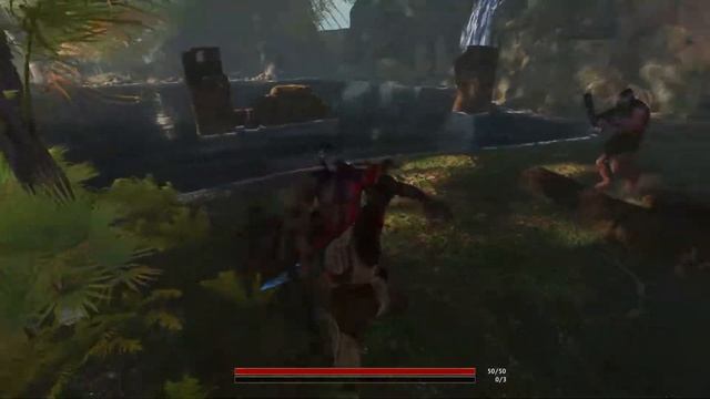 Adamant Gameplay - Indie Game - Battle in the jungle смотреть онлайн