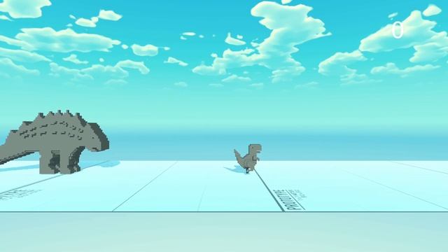 I made The Dino Game with BOSSES (and 3D) смотреть онлайн