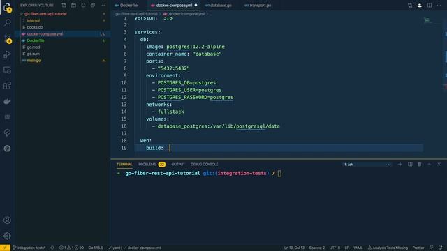Getting Started with Docker Compose For Go Applications смотреть онлайн