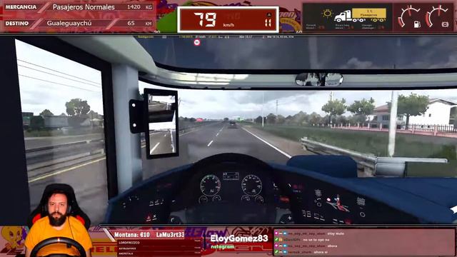MAPA 🟦⬜🟦 ARGENTINA en BUS (ETS2 V1.40) смотреть онлайн