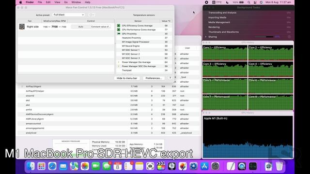 UPGRADED M2 MacBook Air vs M1 MacBook Pro; Ultimate Final Cut Pro test смотреть онлайн