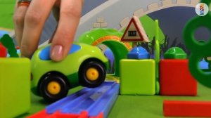 Мультики про машинки - Железнодорожный переезд