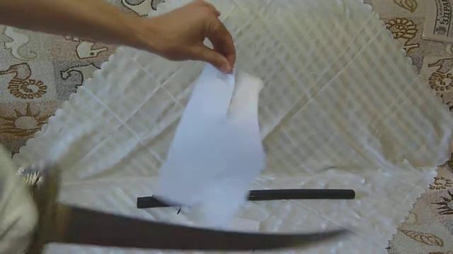 Катана Kobuse Black Shogun. Тест на разрезание бумаги. смотреть онлайн