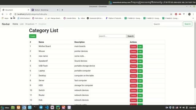 Basic template in php-mysql смотреть онлайн