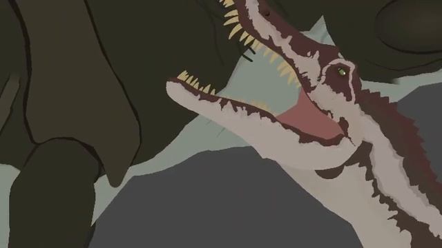 ARK giga vs cc Spinosaurus no sound effects \stick nodes pro смотреть онлайн