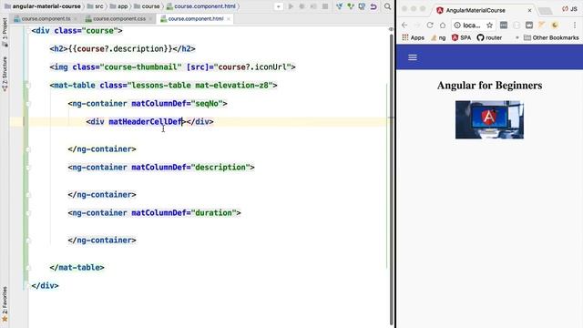 ? Angular Material Data Table Introduction - Column Definition смотреть онлайн