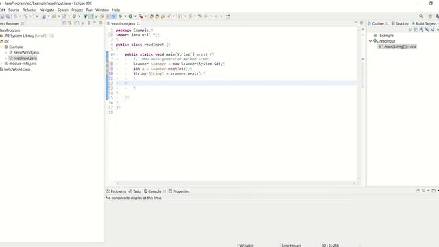 Reading input from console using Scanner in Java смотреть онлайн