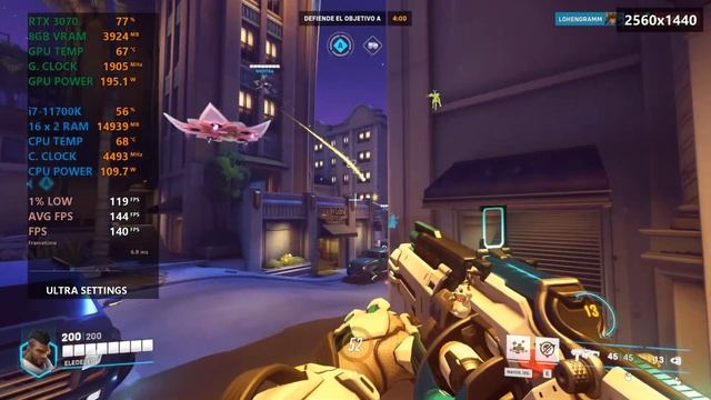 Overwatch 2 RTX 3070 Best Settings 144 FPS l 1080p I 1440p I 2160p l смотреть онлайн