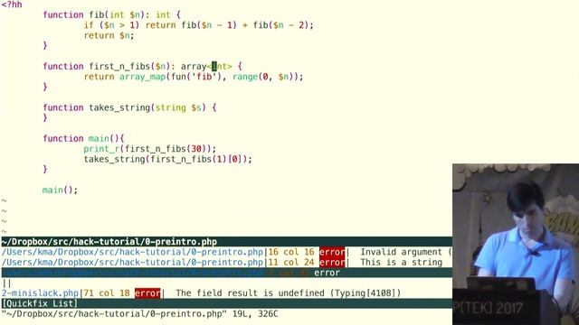 Keynote - Hacklang at Slack - Keith Adams - php[tek] 2017 смотреть онлайн