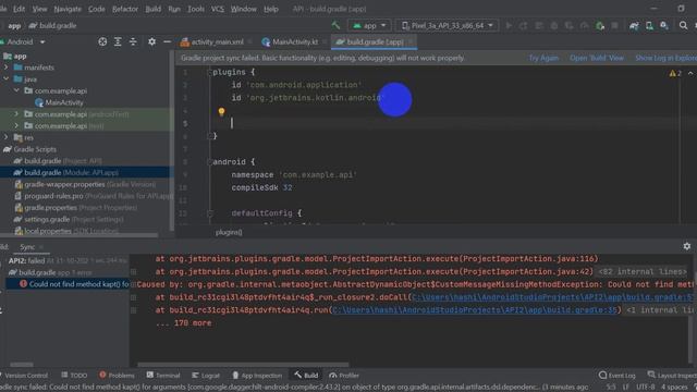 How to Fix Gradle sync failed: Could not find method kapt() in Android Studio смотреть онлайн