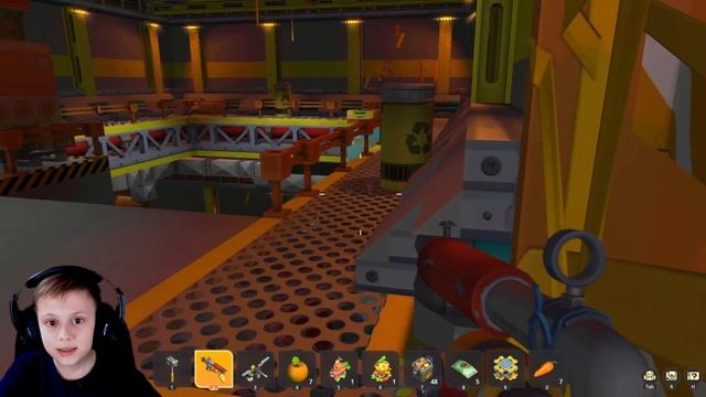 Scrap Mechanic и Даник с Папой - Крутой РЭЙД на завод роботов и важные выводы. Игра СКРАП МЕХАНИК смотреть онлайн