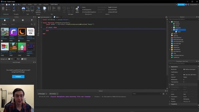 How To Make a Kill Block - Easy Roblox Studio Scripting Tutorial смотреть онлайн