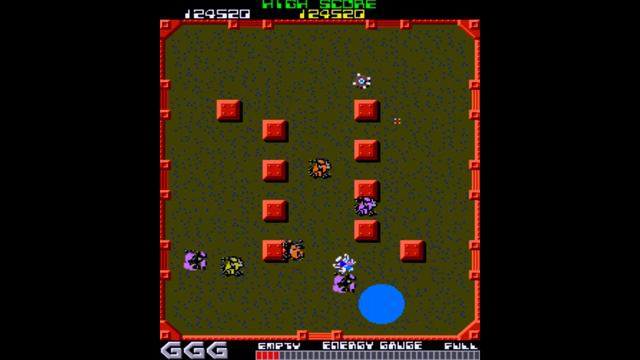 Grobda [Arcade] (1984) Namco [New Version]