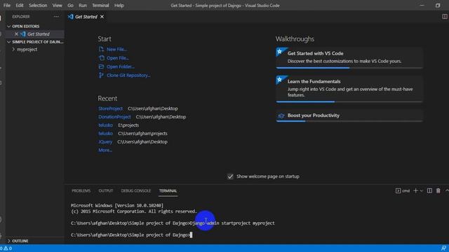 Creating Project and App in Django| 1 Lecture смотреть онлайн