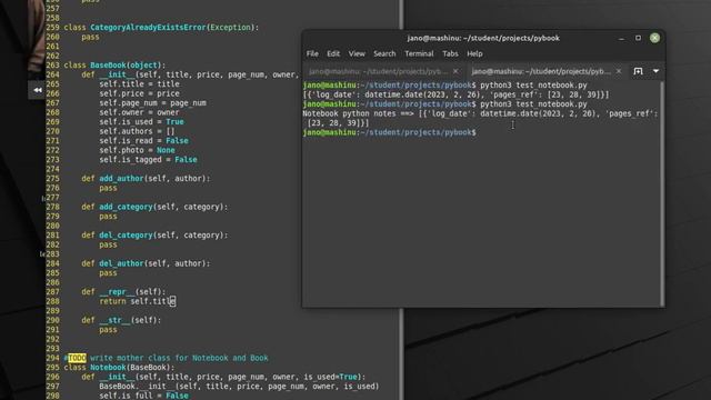 raw coding a python book library, part 11 смотреть онлайн