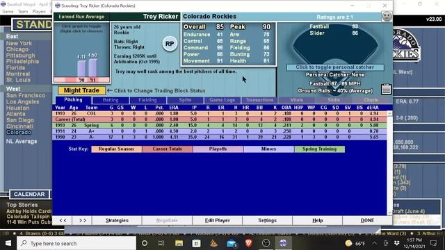 Starting Baseball Mogul as the 1993 Colorado Rockies | How Quickly Can I Reach the World Series? смотреть онлайн