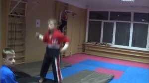 Самый юный акробат. Сальто прогнувшись .Андрей Балдин. 5 лет
