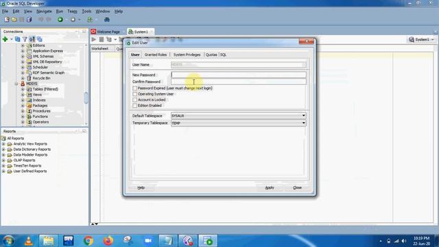 Oracle New User Creation & User Unlock смотреть онлайн