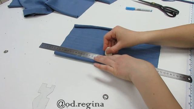 Как сделать защипы на коленках брюк смотреть онлайн