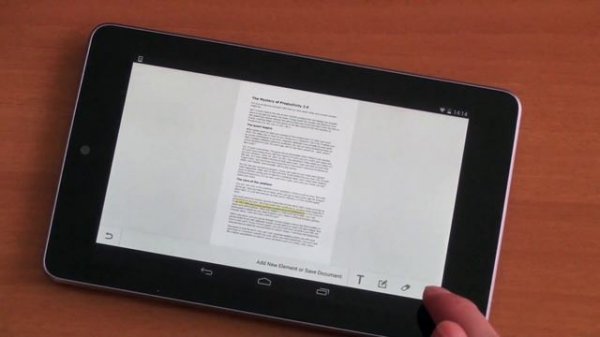 Open any docx, .odt or .hwp file on a mobile device