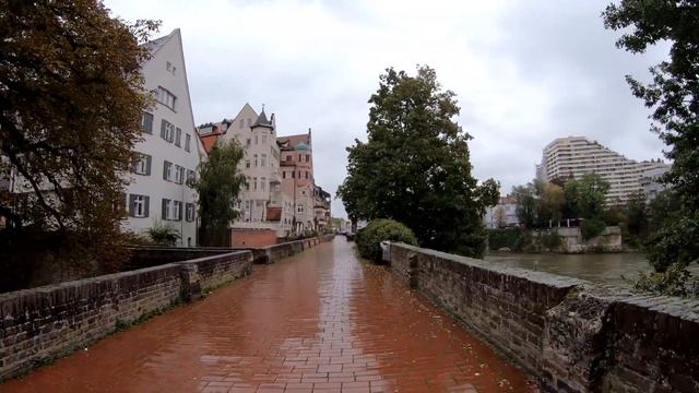 Прогулка по городу Ульм.Дошли до ратуши . смотреть онлайн