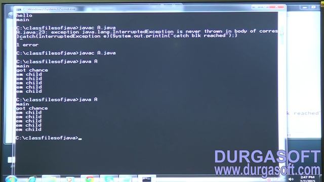 Core Java Multi-Threading-Sleep() Vs Interrupt()-Part 2 смотреть онлайн
