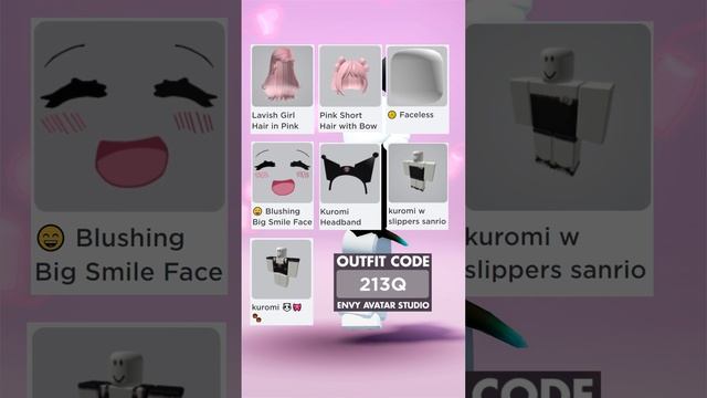 ROBLOX CHEAP KUROMI OUTFIT MATCHING IDEA ? #shorts смотреть онлайн